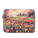 Tulips Field Tree 14  Vertical Laptop Sleeve Case With Pocket