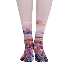 Smooth Crew Length Tube Socks 