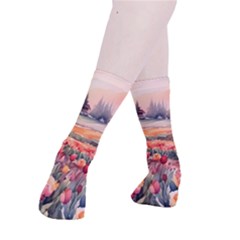 Smooth Crew Length Tube Socks 