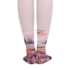 Smooth Crew Length Tube Socks 