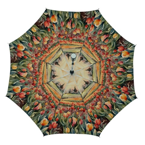 Tulips Field Tree Automatic Folding Umbrella with Case (Medium) from ArtsNow.com