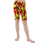 RBY 127 Kids  Mid Length Swim Shorts