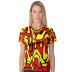 RBY 127 V-Neck Sport Mesh T-Shirt