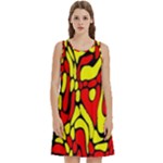 RBY 127 Round Neck Sleeve Casual Dress With Pockets