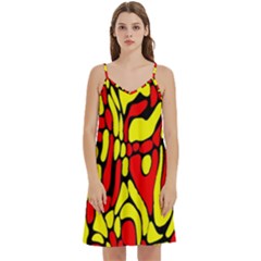 Mini Camis Dress With Pockets 