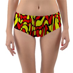 Reversible Mid-Waist Bikini Bottoms 