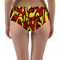 Reversible Mid-Waist Bikini Bottoms 