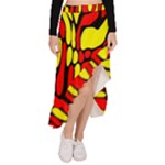 RBY 127 Asymmetrical Ruffle Hem Skirt 