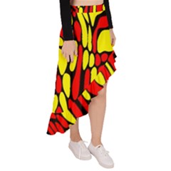 Asymmetrical Ruffle Hem Skirt  
