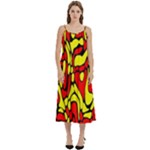RBY 127 Casual Spaghetti Strap Midi Dress