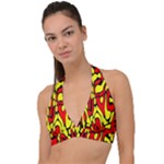 RBY 127 Halter Plunge Bikini Top