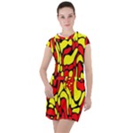 RBY 127 Drawstring Hooded Dress