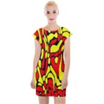 RBY 127 Cap Sleeve Bodycon Dress