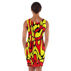 Wrap Front Bodycon Dress 
