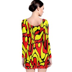 Long Sleeve Velvet Bodycon Dress 