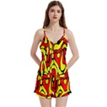 RBY 127 V-Neck Satin Loungewear Set