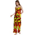 Spaghetti Top Long Pants Satin Pajamas Set 
