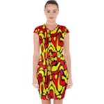 RBY 127 Capsleeve Drawstring Dress 