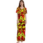 RBY 127 Short Sleeve Satin Pajamas Set With Pockets