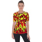 RBY 127 Shoulder Cut Out Short Sleeve Top