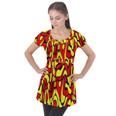 Puff Sleeve Tunic Top 