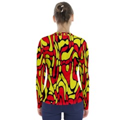 V-Neck Long Sleeve Top 