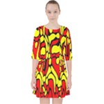 RBY 127 Quarter Sleeve Pocket Dress