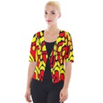 RBY 127 Cropped Button Cardigan