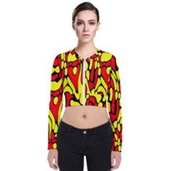 Long Sleeve Zip Up Bomber Jacket 