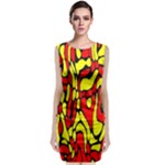 RBY 127 Sleeveless Velvet Midi Dress