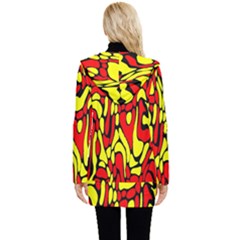 Button Up Hooded Coat  