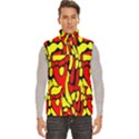Men s High Neck Button Up Puffer Vest 