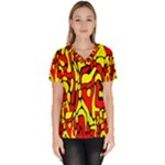 RBY 127 Women s V-Neck Scrub Top