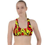 RBY 127 Criss Cross Racerback Sports Bra