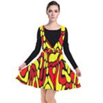 RBY 127 Plunge Pinafore Dress