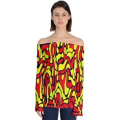 Off Shoulder Long Sleeve Top 