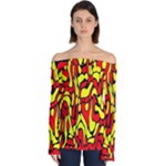 RBY 127 Off Shoulder Long Sleeve Top