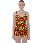 RBY 127 Tie Front Two Piece Tankini