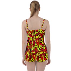 Tie Front Two Piece Tankini 