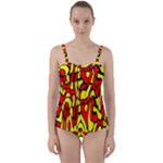 RBY 127 Twist Front Tankini Set
