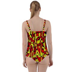 Twist Front Tankini Set 