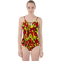 Cut Out Top Tankini Set 