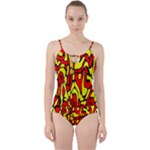 RBY 127 Cut Out Top Tankini Set