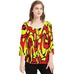 RBY 127 Chiffon Quarter Sleeve Blouse