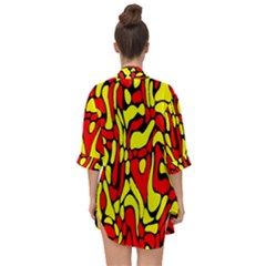 Open Front Chiffon Kimono 