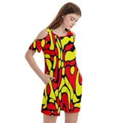 Women s Cold Shoulder Round Neck Mini Dress 