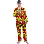 RBY 127 Men s Long Sleeve Satin Pajamas Set