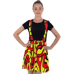 Velvet Suspender Skater Skirt 