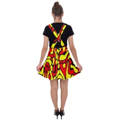 Velvet Suspender Skater Skirt 