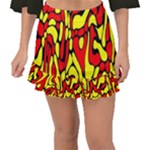 RBY 127 Fishtail Mini Chiffon Skirt